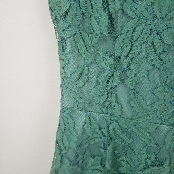 new ALYA Green Dress Size Medium - Picture 3 of 7